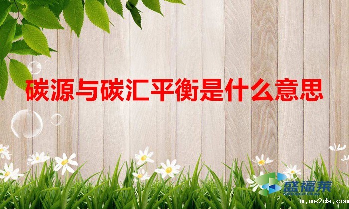 碳源与碳汇平衡是什么意思(碳源和碳汇的区别)