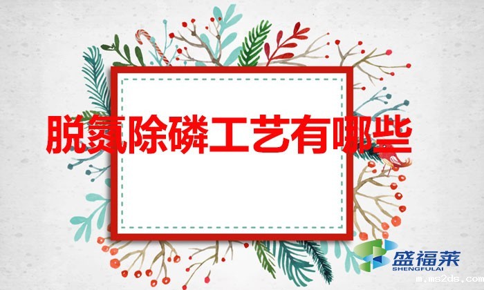 脱氮除磷工艺有哪些(脱氮除磷的方法)