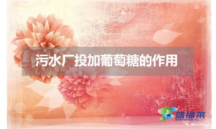污水厂投加葡萄糖的作用（污水处理厂为什么投加葡萄糖）