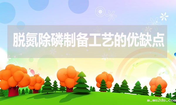 污水处理脱氮除磷制备工艺有哪些优点和缺点？